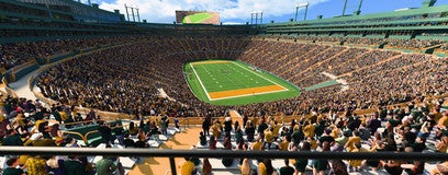 Seat view from Standing Room