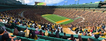 Seat view from Middle South End Zone