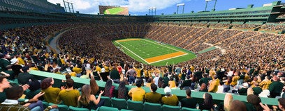 Seat view from Middle South End Zone