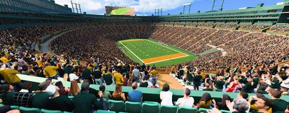 Seat view from Middle South End Zone