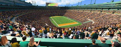 Seat view from Middle South End Zone