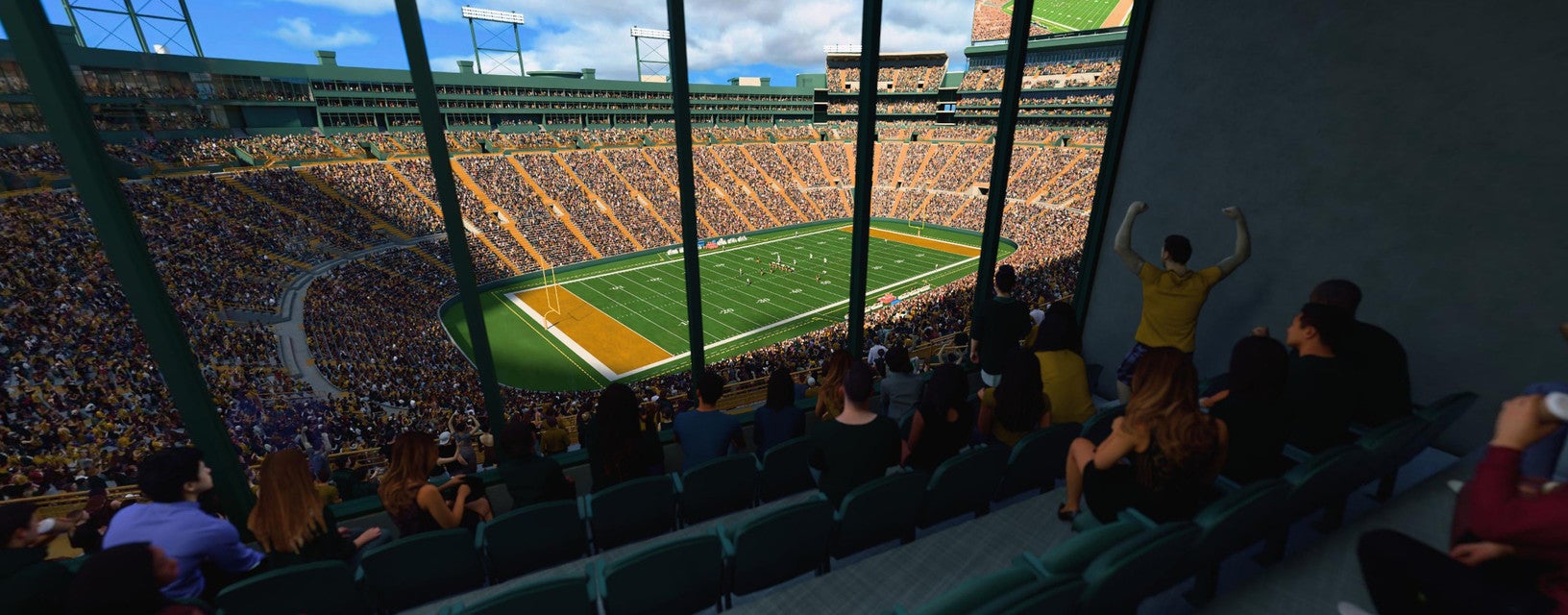 Seat view from Indoor Club