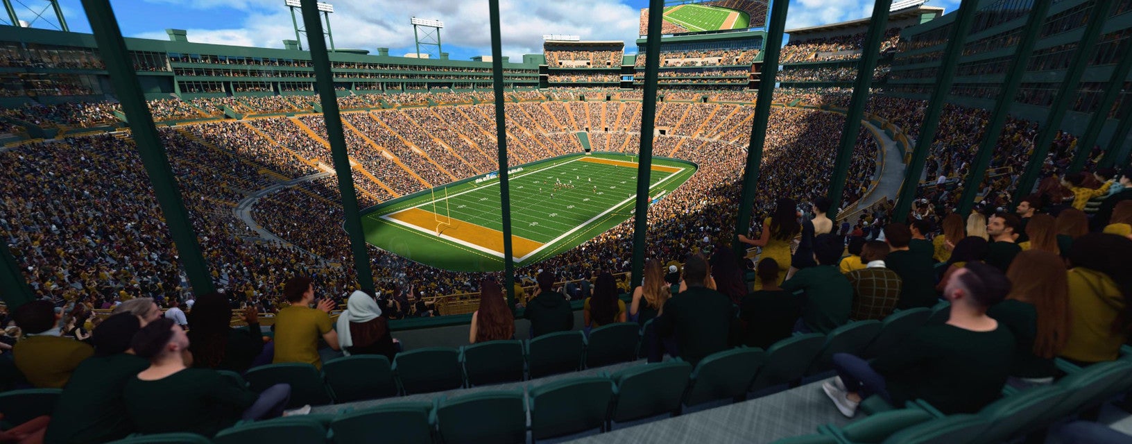 Seat view from Indoor Club