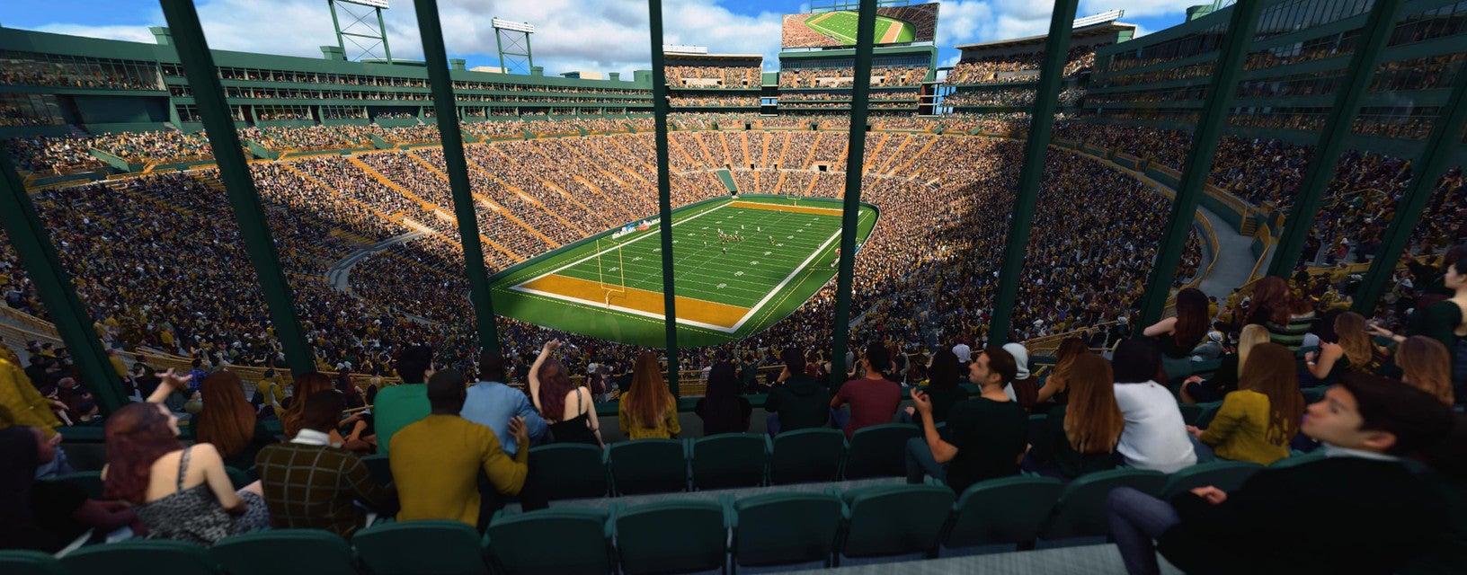 Seat view from Indoor Club