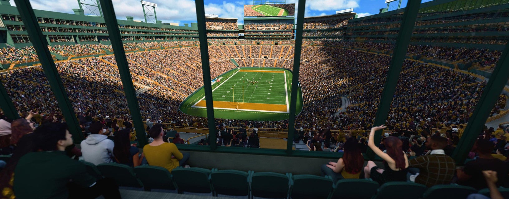 Seat view from Indoor Club