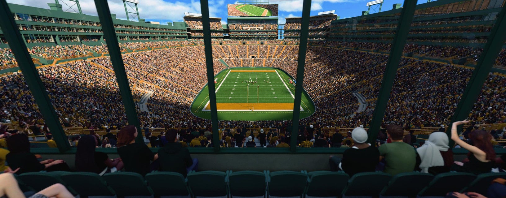 Seat view from Indoor Club
