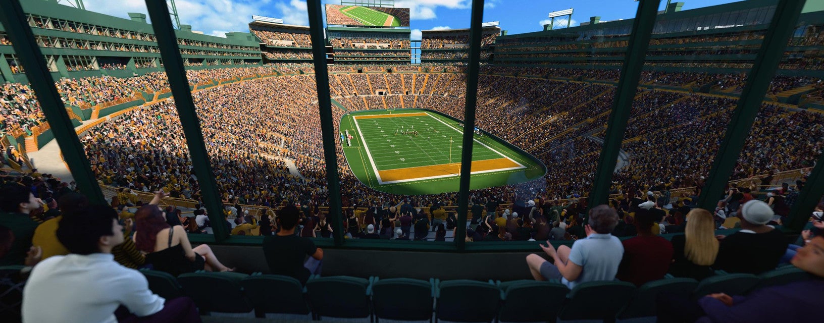 Seat view from Indoor Club