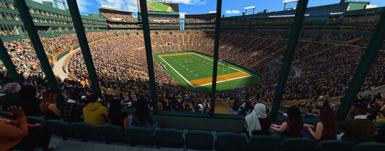 Seat view from Indoor Club
