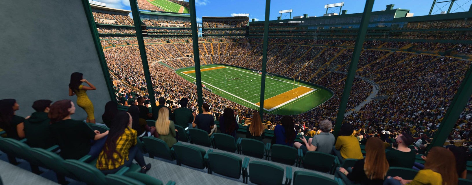 Seat view from Indoor Club