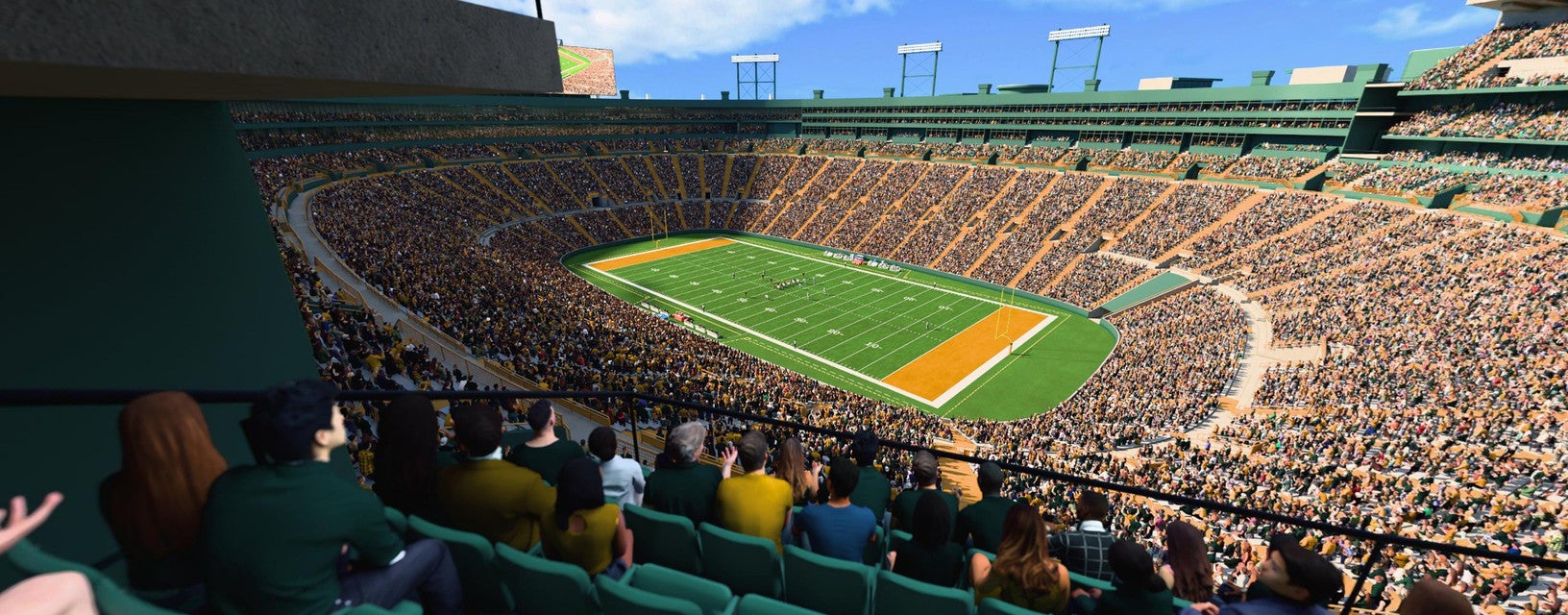 Seat view from Middle South End Zone