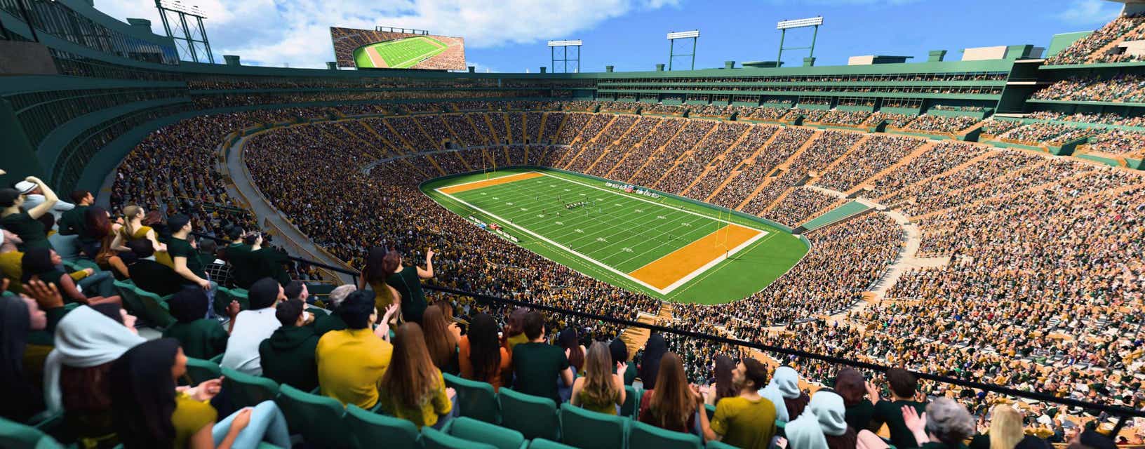 Seat view from Middle South End Zone