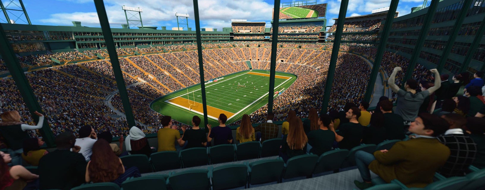 Seat view from Indoor Club