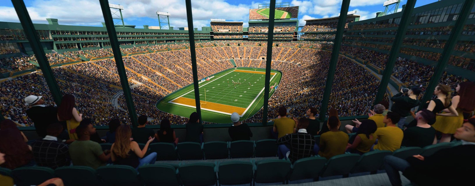 Seat view from Indoor Club