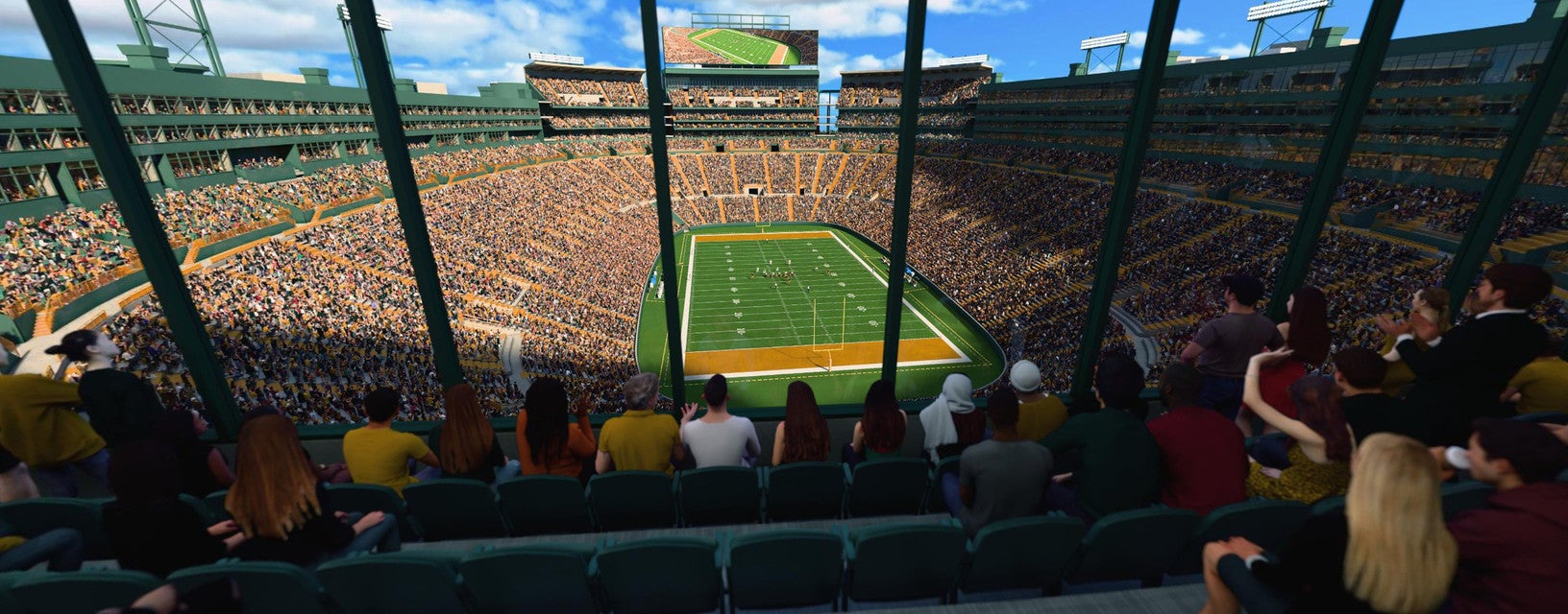 Seat view from Indoor Club