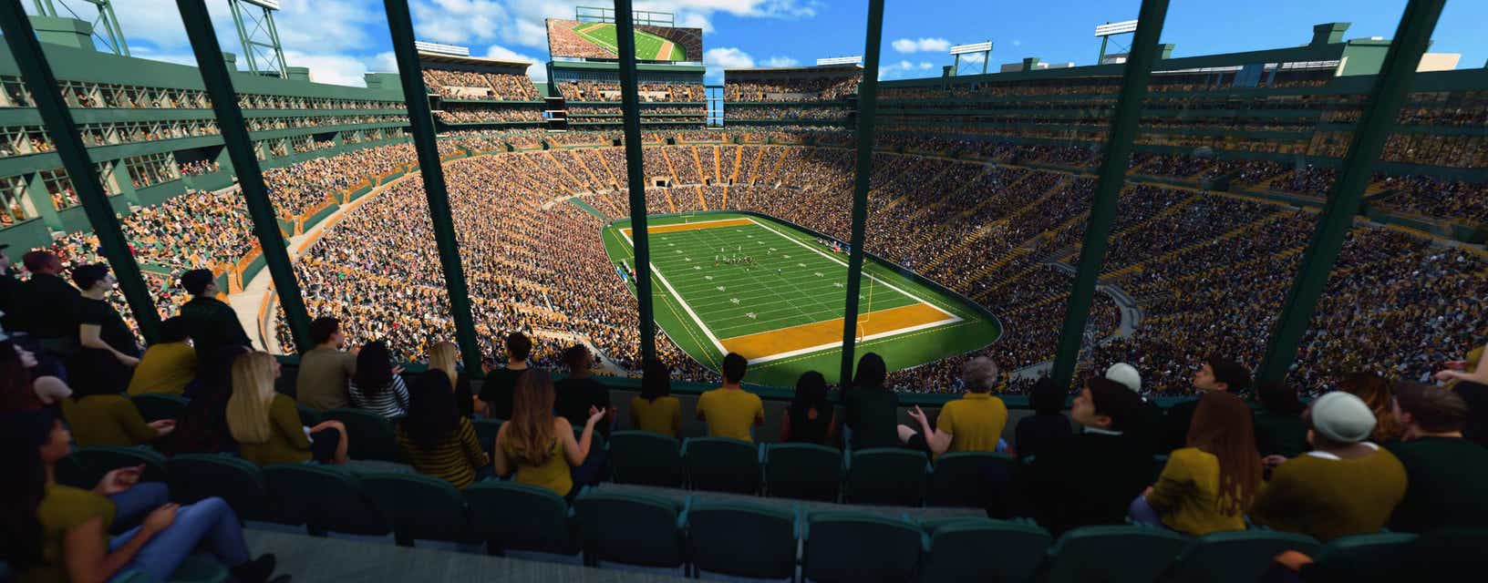 Seat view from Indoor Club
