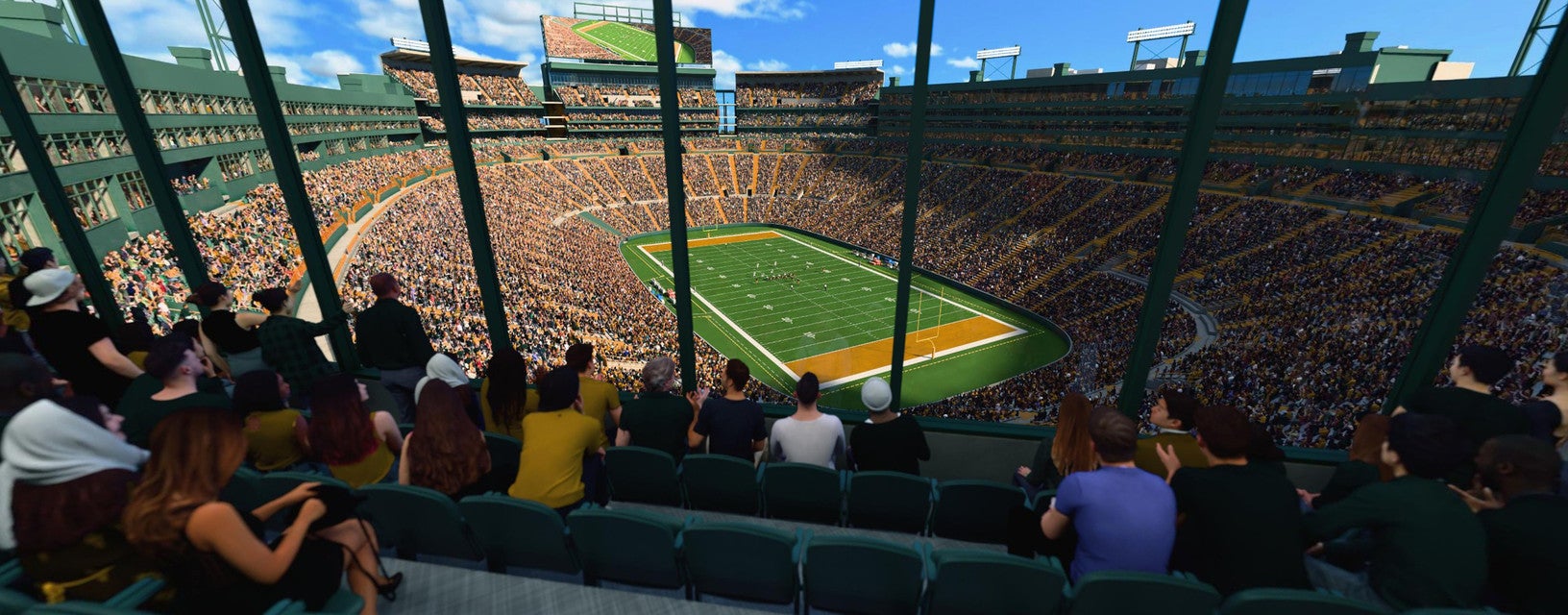 Seat view from Indoor Club