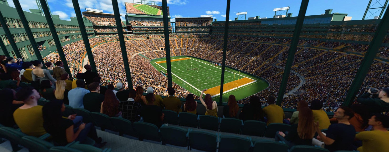 Seat view from Indoor Club