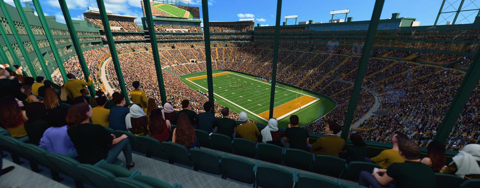 Seat view from Indoor Club