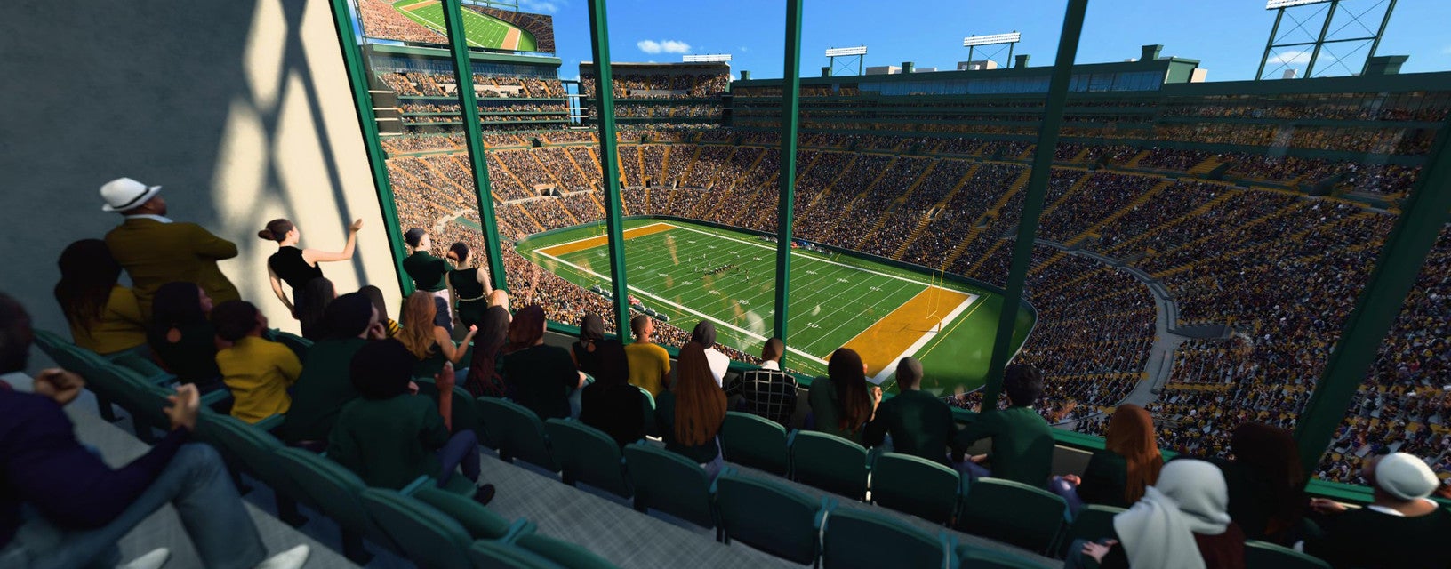 Seat view from Indoor Club