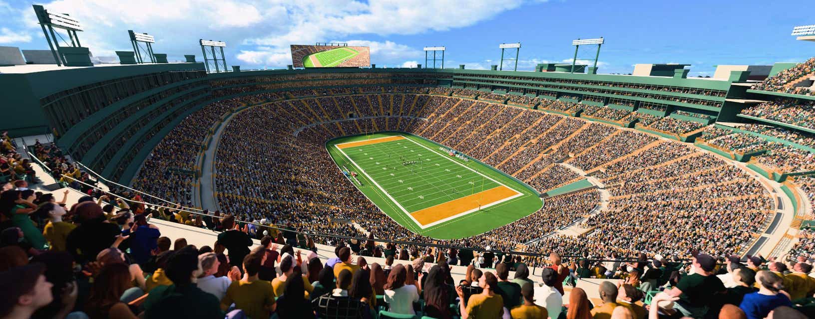 Seat view from Upper South End Zone