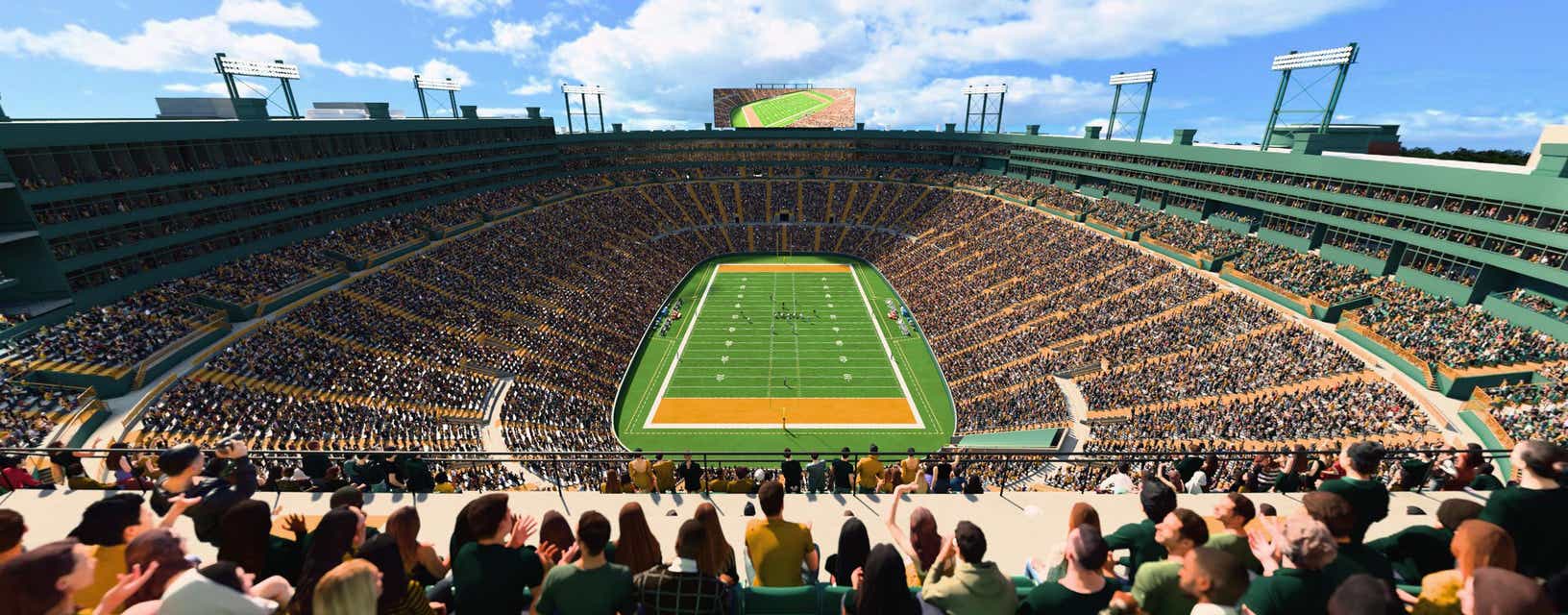 Seat view from Upper South End Zone