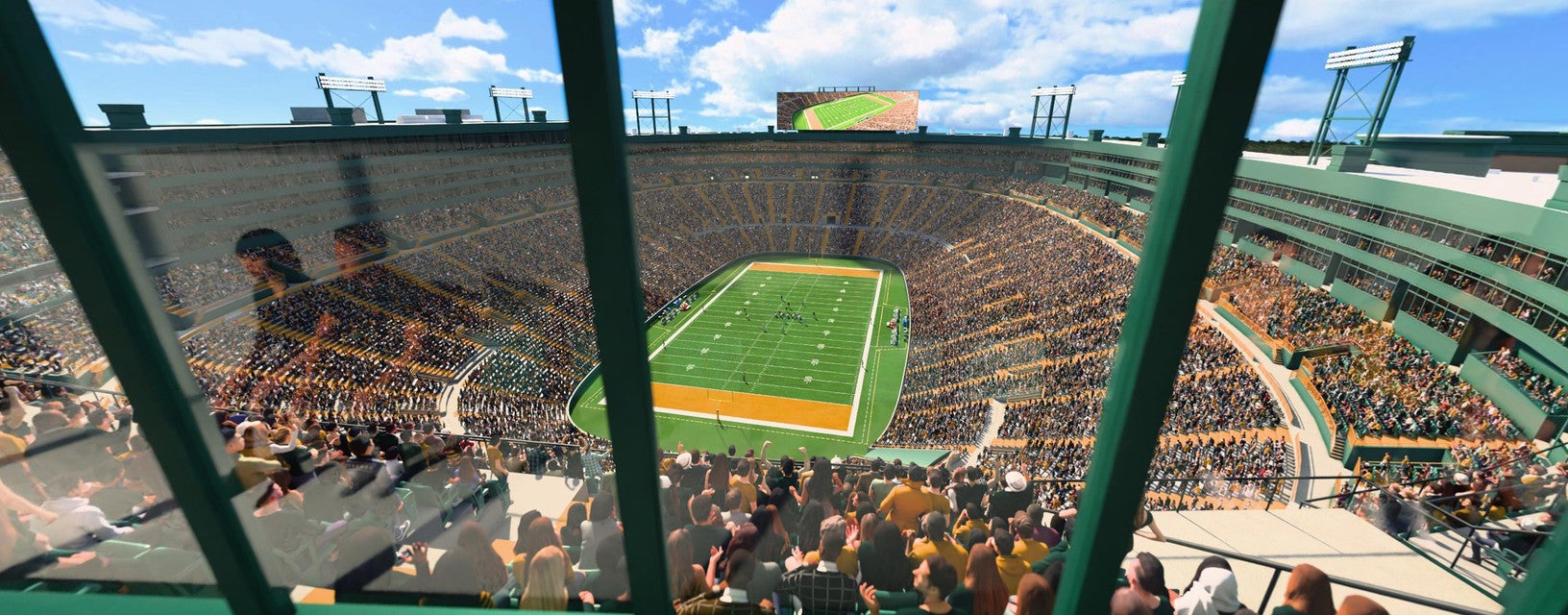 Seat view from Champions Club