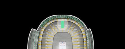Seat view from Lower Level End Zone