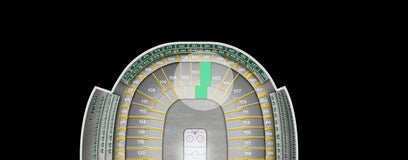 Seat view from Lower Level End Zone