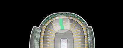 Seat view from Lower Level End Zone