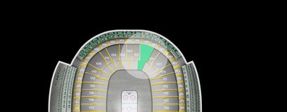Seat view from Lower Level End Zone