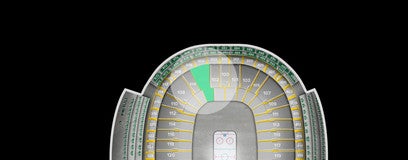 Seat view from Lower Level End Zone