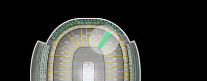 Seat view from Lower Level End Zone