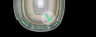 Seat view from Lower Level End Zone