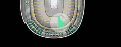 Seat view from Lower Level End Zone