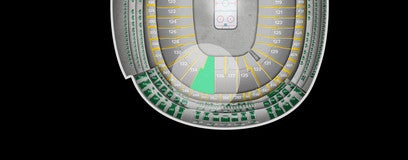 Seat view from Lower Level End Zone