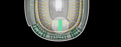 Seat view from Lower Level End Zone