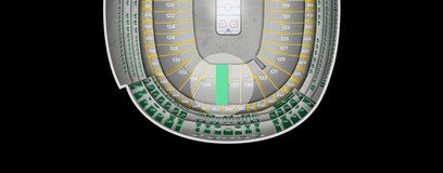 Seat view from Lower Level End Zone