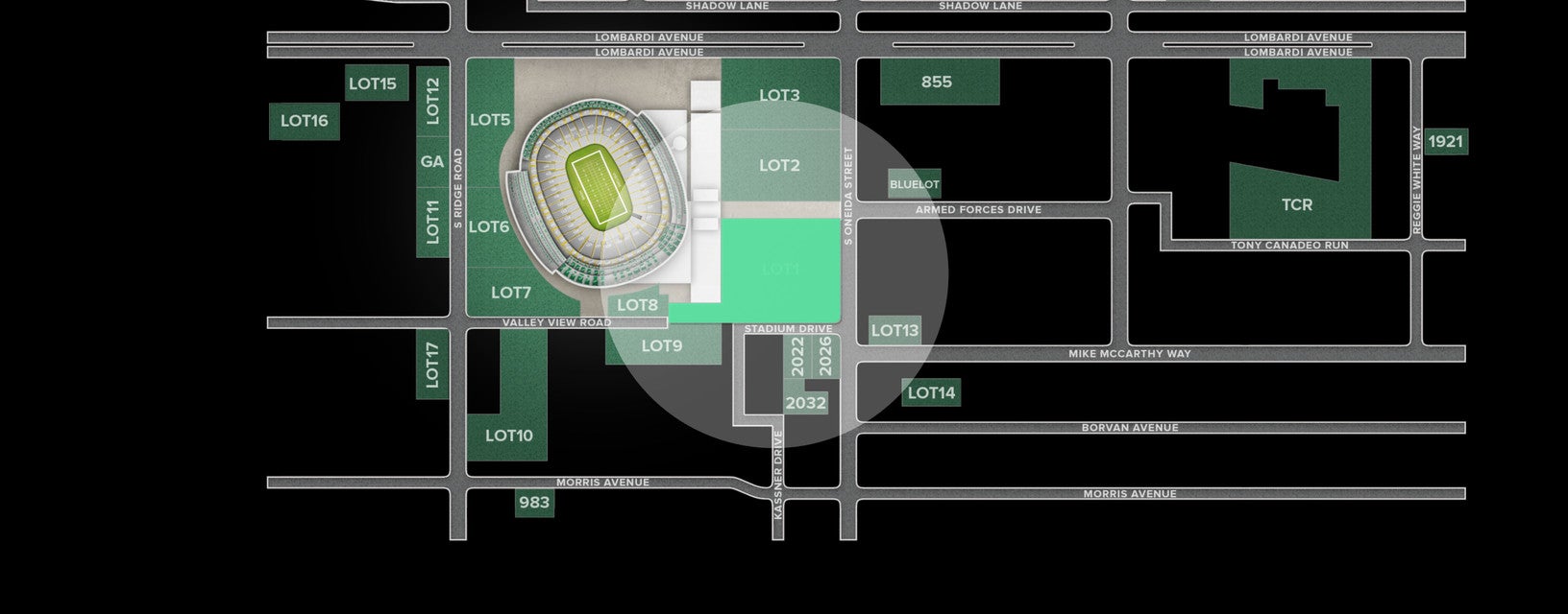 Seat view from Lot