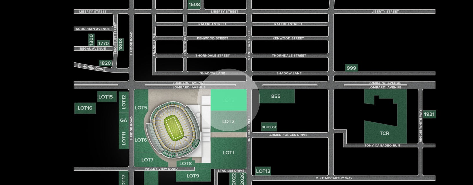 Seat view from Lot