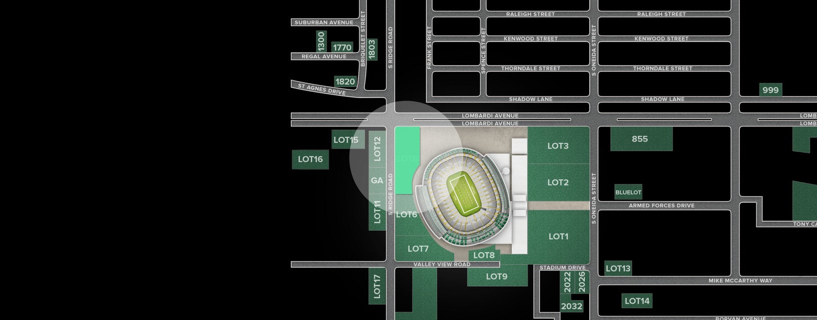 Seat view from Lot