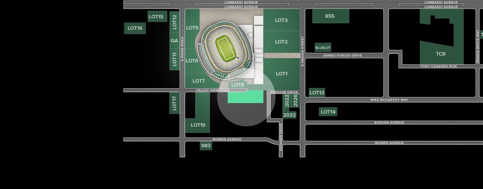 Seat view from Lot