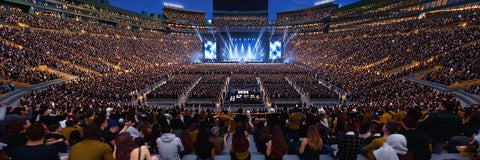 Seat view from Lower Level End Zone