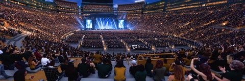 Seat view from Lower Level End Zone