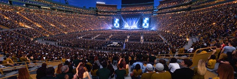 Seat view from Lower Level End Zone