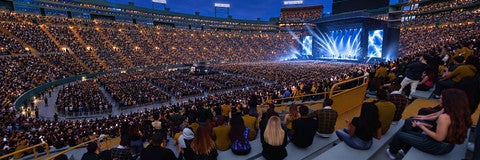 Seat view from Lower Level Sideline
