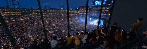 Seat view from Indoor Club