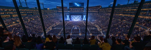 Seat view from Indoor Club