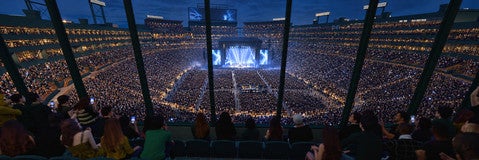 Seat view from Indoor Club