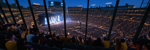 Seat view from Indoor Club