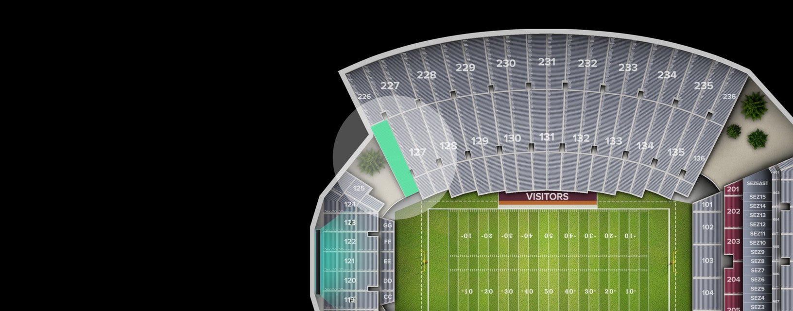 Seat view from Lower